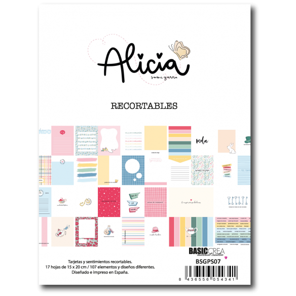 Bloc de Recortables "ALICIA"