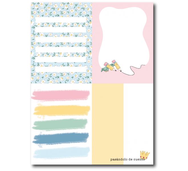 Bloc de Recortables "ALICIA"