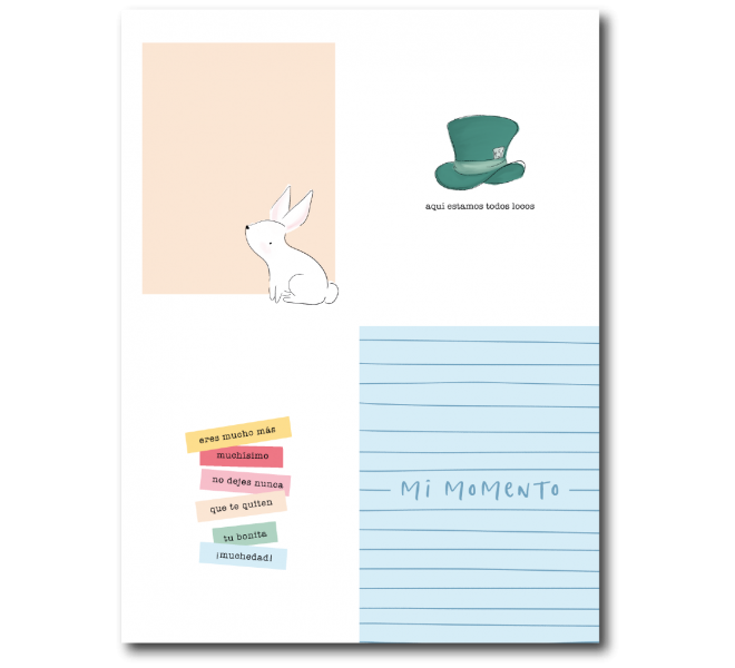 Bloc de Recortables "ALICIA"