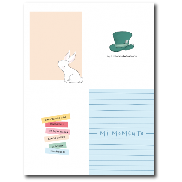 Bloc de Recortables "ALICIA"