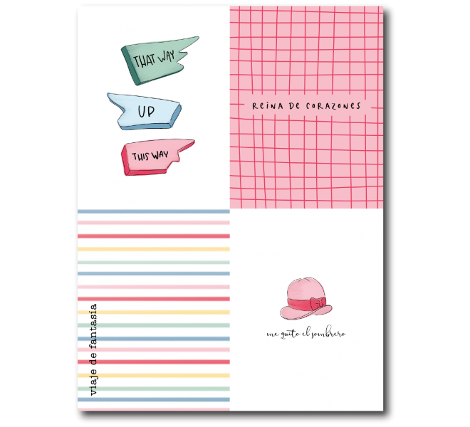 Bloc de Recortables "ALICIA"