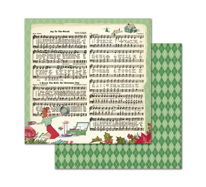 12 papeles impresos a doble cara / 24 diseños