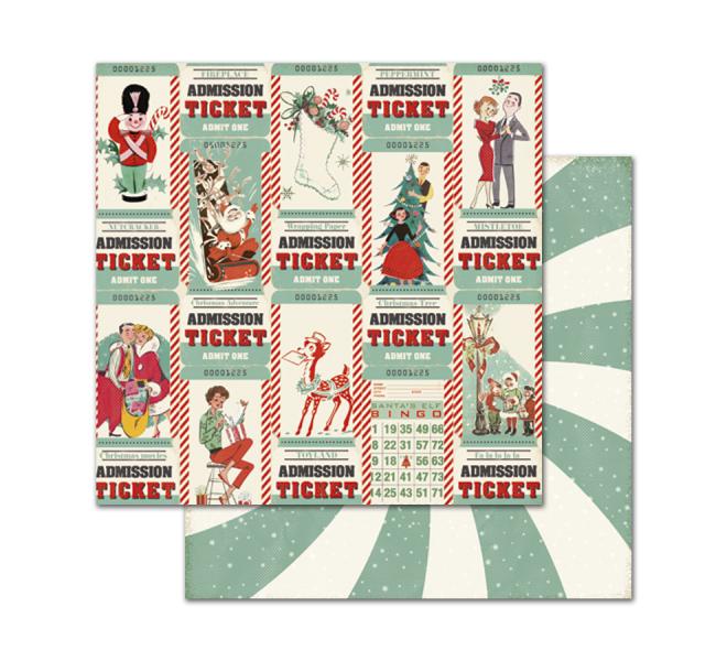 12 papeles impresos a doble cara / 24 diseños