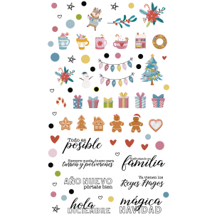 Puffy Stickers adhesivos a color