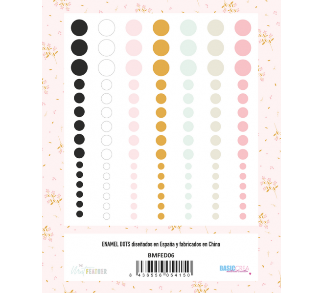 Enamel dots de color