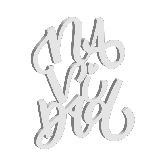 Título en metacrilato