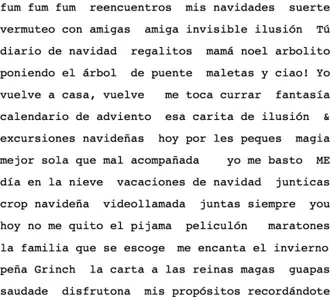 Hojas de frases y palabras transferibles