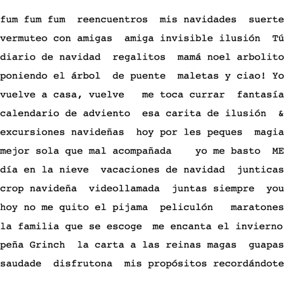 Hojas de frases y palabras transferibles