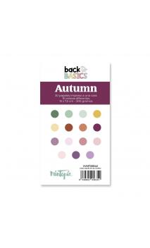Pad papeles 15 x 7,5 cm Autumn Black To Basics