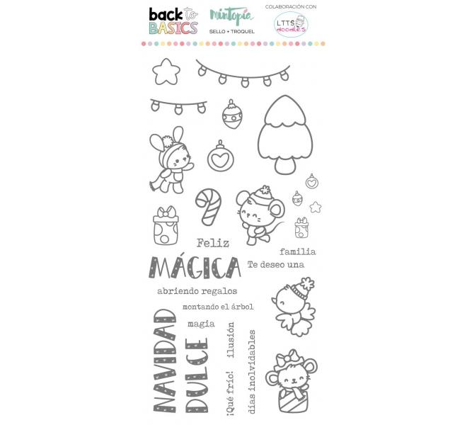 Sello Dulce Navidad Back to Basics