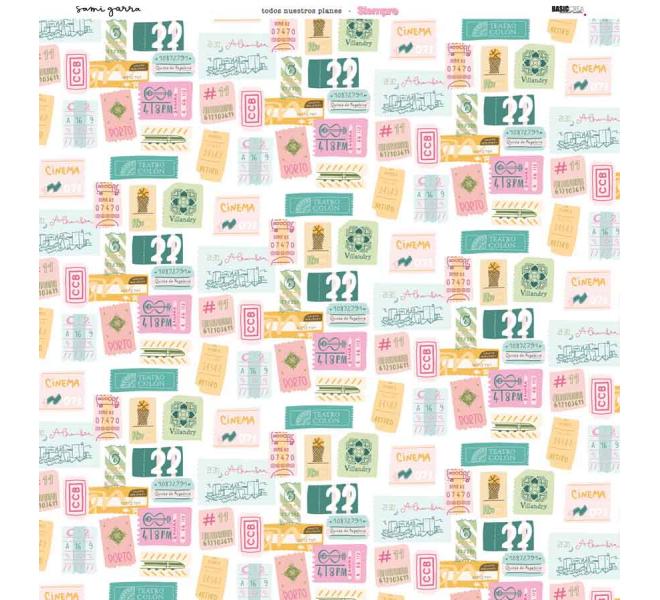 Bloc papel 12x12 Colección Siempre