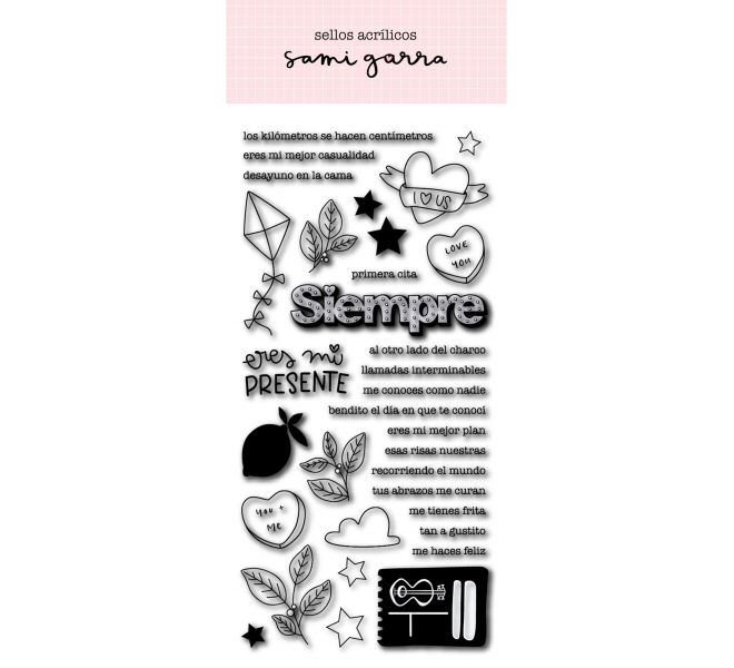 Sello Ilustraciones y frases Colección Siempre