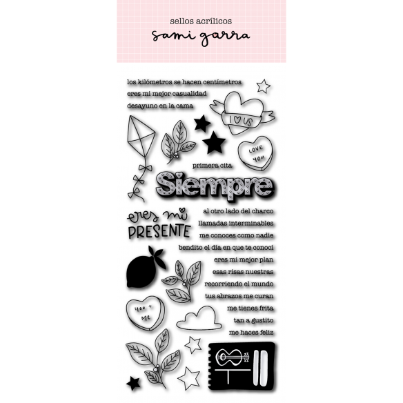 Sello Ilustraciones y frases Colección Siempre