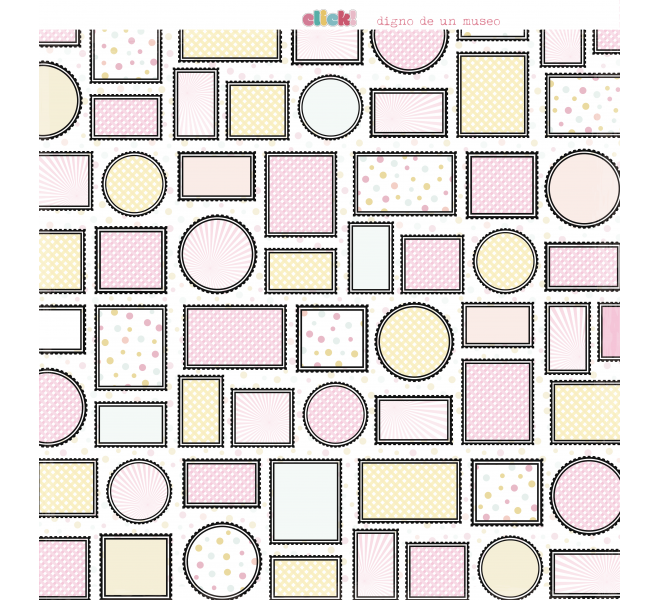 VELLUM 4+0 12"X12"   "CLICK"