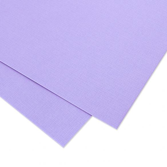 Cartulina PREMIUM Textura Tela Mintopía 12"x12" Violeta