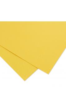 Cartulina PREMIUM Textura Tela Mintopía 12"x12" Amarillo Canario