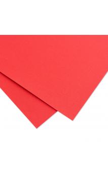 Cartulina PREMIUM Textura Tela Mintopía 12"x12" Rojo