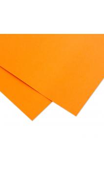 Cartulina PREMIUM Textura Lisa Mintopía 12"x12" Naranja