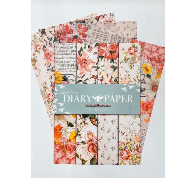 Découpage Paper A4-Collector Diary Col. II