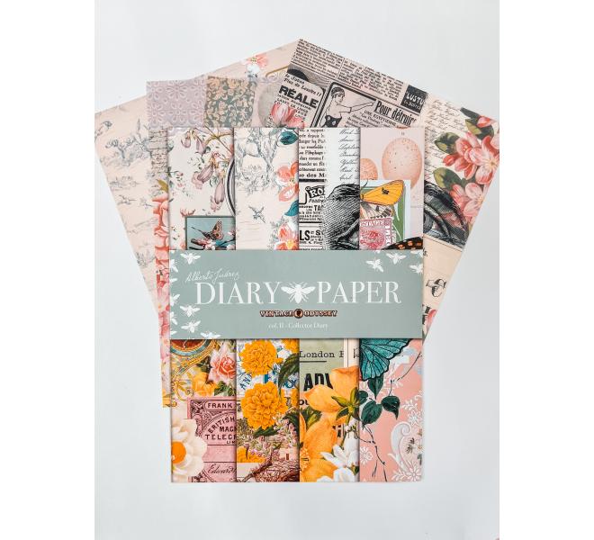 Découpage Paper A4-Collector Diary Col. I