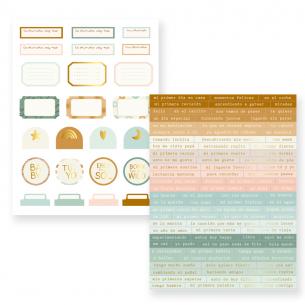 Pegatinas labels y frases Baby Bloom