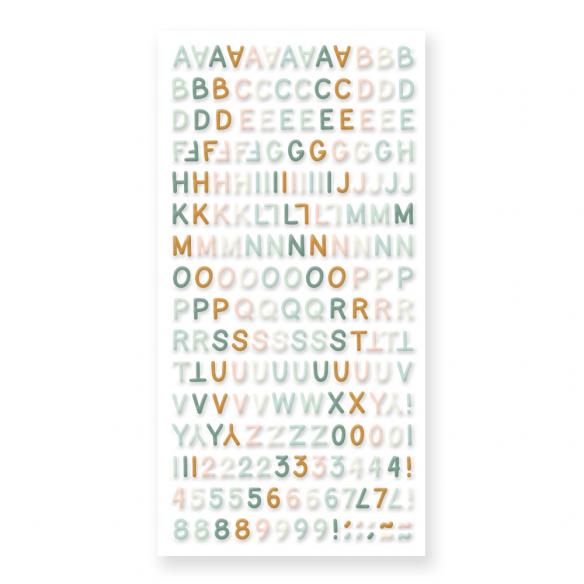 Alfabeto puffy multicolor Baby Bloom