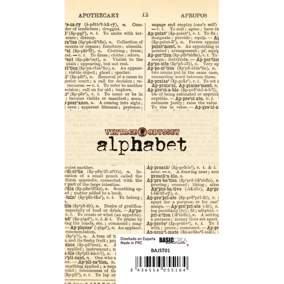 Alfabeto Puffy  "SAVOIR FAIRE"