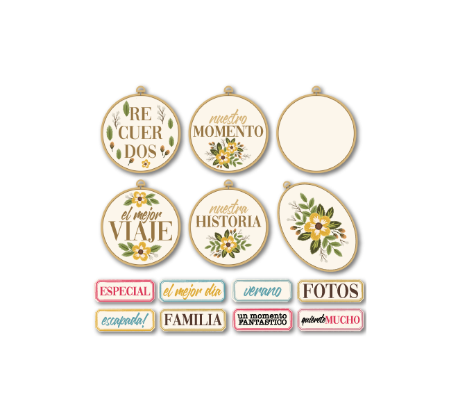 Formas Foam & Cartulina Adhesivas  "SAVOIR FAIRE"