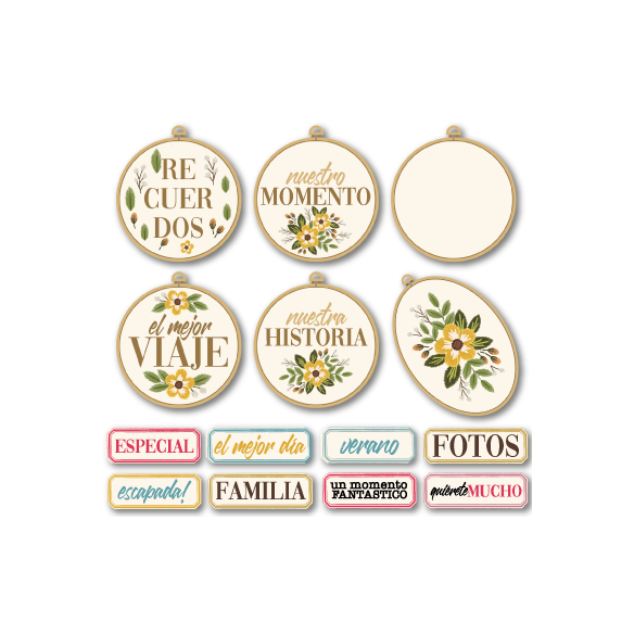 Formas Foam & Cartulina Adhesivas  "SAVOIR FAIRE"