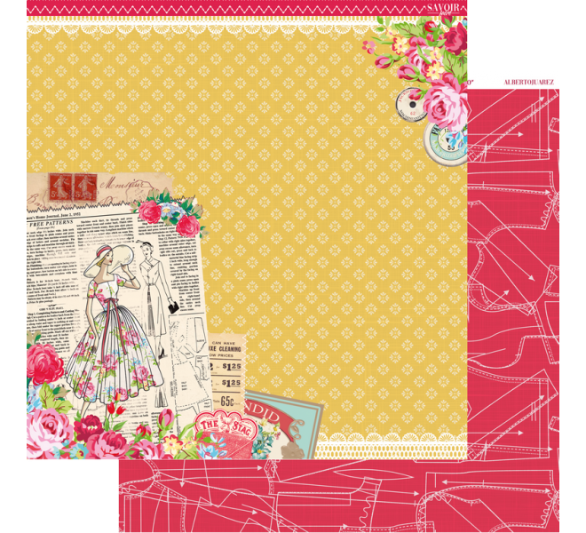 Pad Papel 12"X12" "SAVOIR FAIRE"