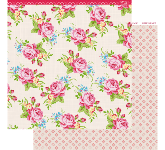 Pad Papel 12"X12" "SAVOIR FAIRE"