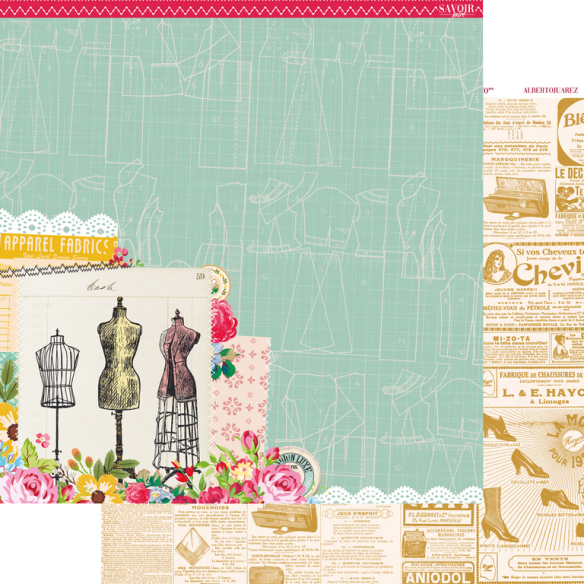 Pad Papel 12"X12" "SAVOIR FAIRE"