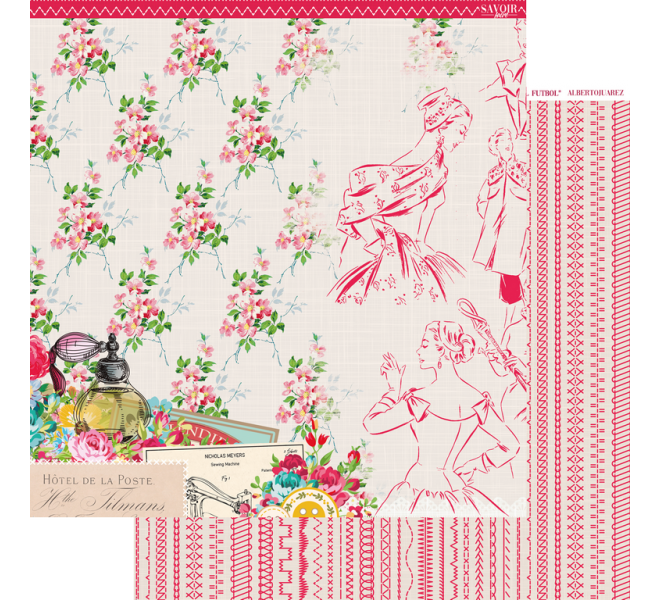 Pad Papel 12"X12" "SAVOIR FAIRE"