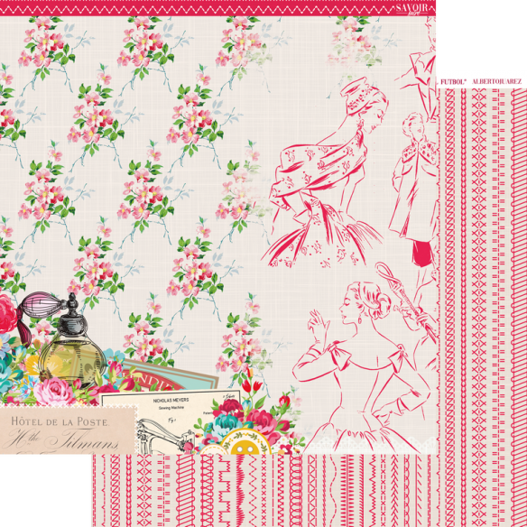 Pad Papel 12"X12" "SAVOIR FAIRE"