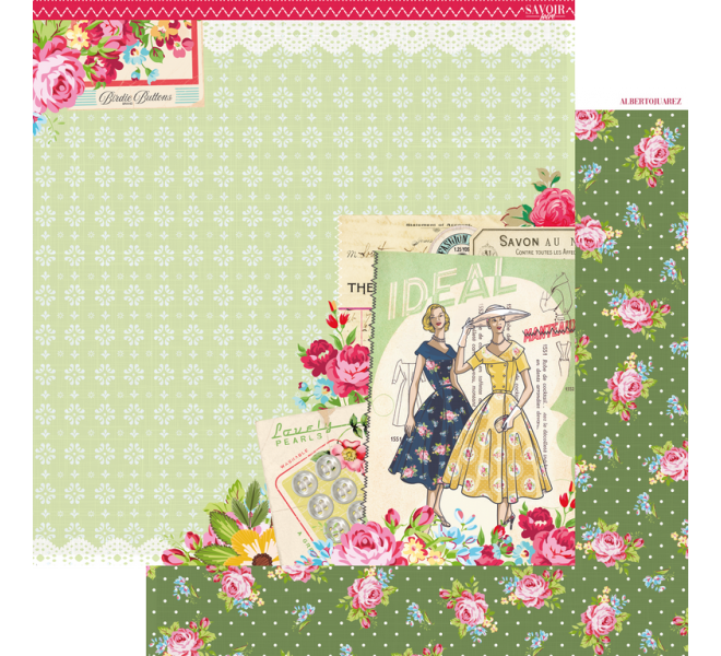 Pad Papel 12"X12" "SAVOIR FAIRE"