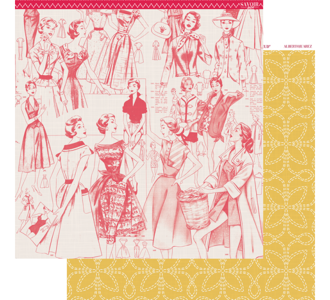 Pad Papel 12"X12" "SAVOIR FAIRE"