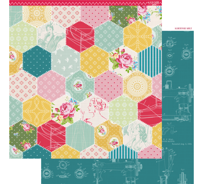 Pad Papel 12"X12" "SAVOIR FAIRE"