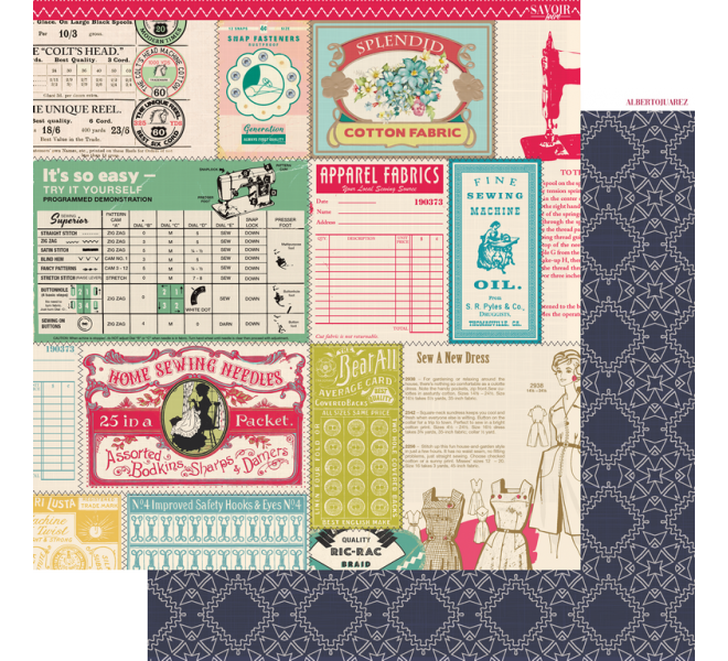 Pad Papel 12"X12" "SAVOIR FAIRE"