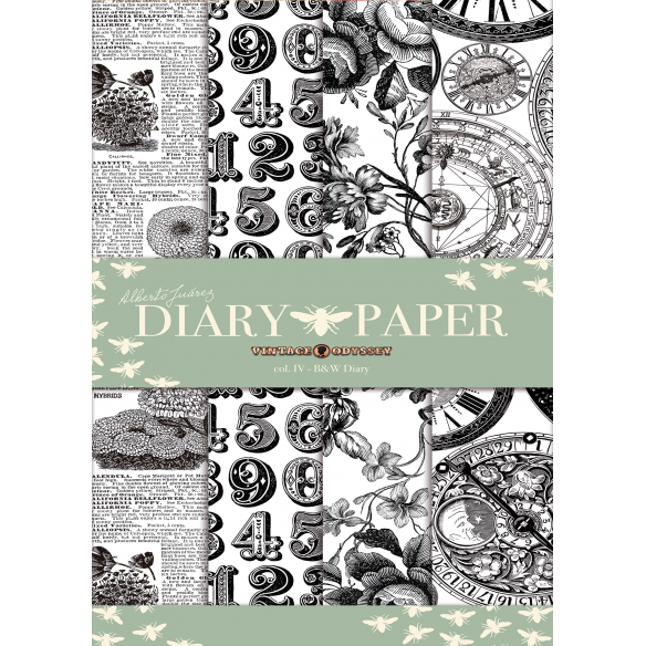 Découpage Paper A4-Collector Diary Col. I