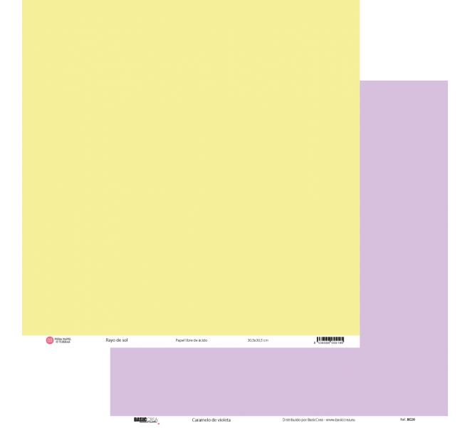 Basic Paper Mediterranean Colors Assorted 30.5x30.5