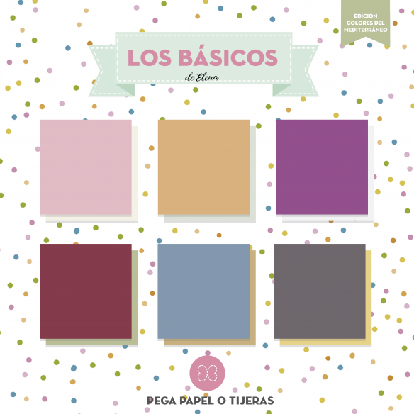 Papel Básico Colores del Mediterráneo Surtido 30,5x30,5