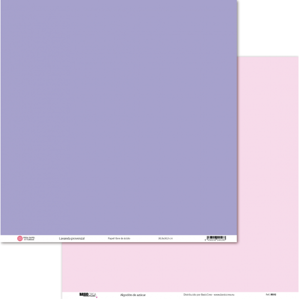 Papel Básico Lavanda P/ Algodón azucar 30,5x30,5
