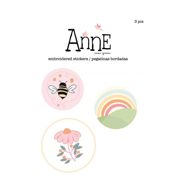 Pegatinas bordadas ANNE