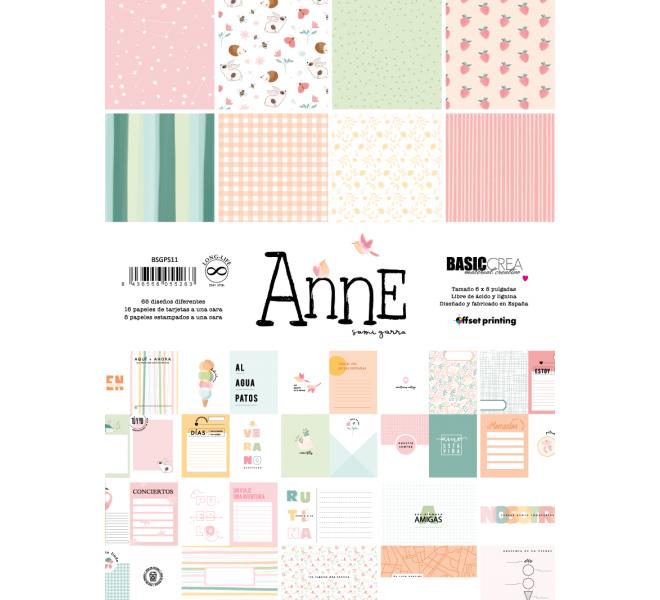 Bloc tarjetas y papeles ANNE