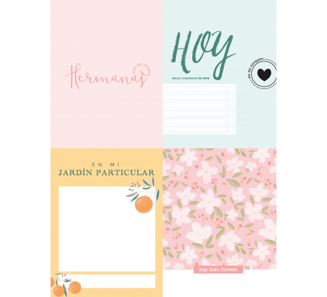 Pad cards and papers ANNE