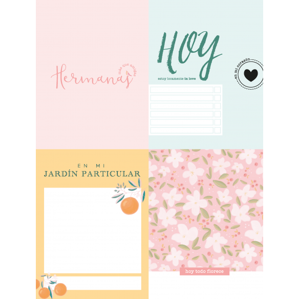 Pad cards and papers ANNE