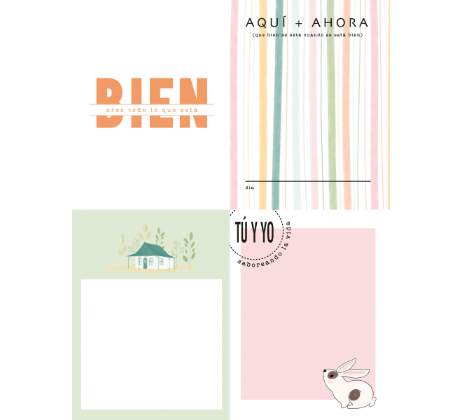 Bloc tarjetas y papeles ANNE