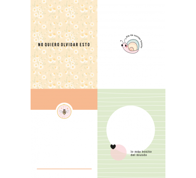 Pad cards and papers ANNE