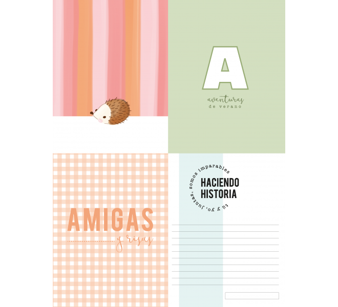 Pad cards and papers ANNE