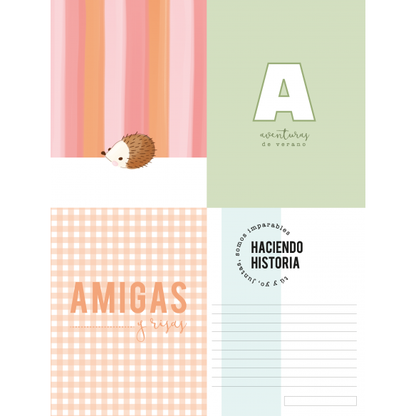 Bloc tarjetas y papeles ANNE